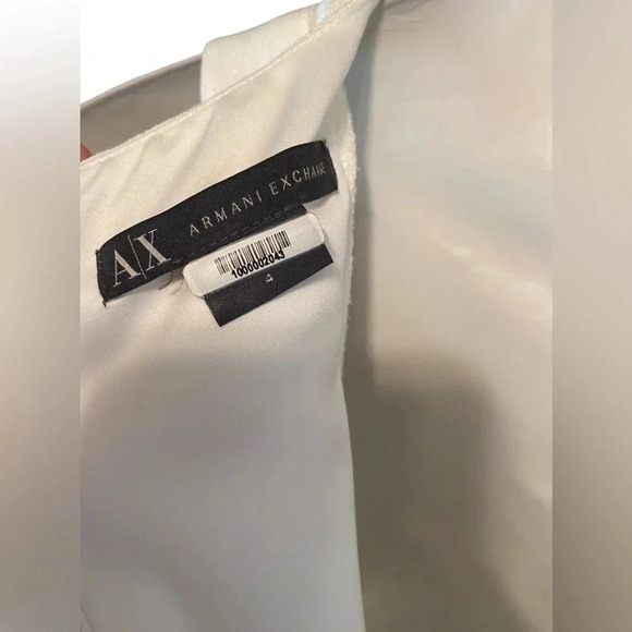 Armani Exchange Fit and Flare Sleeveless Dress Front Zipper and Back Zip… - Picture 9 of 14